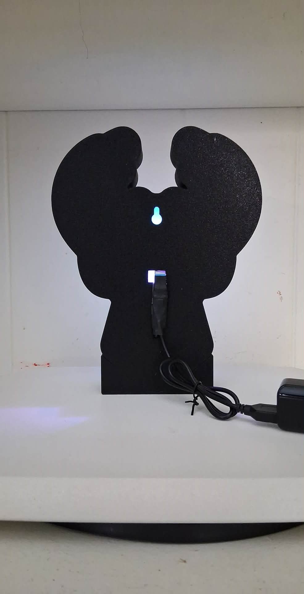 Bucks Maskot LED light box – custom 3D printed – Lit Layer Creations